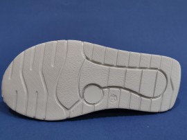 Gördülő talpú, velúr bőr papucs 6264-06CG sötétkék, 36-41, ISO20347