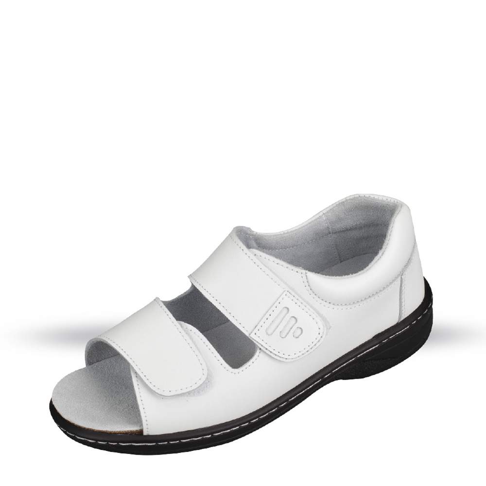 Ortopédiai, kényelmes női cipő,1010-21 fehér, 35-42  (Méret:42)